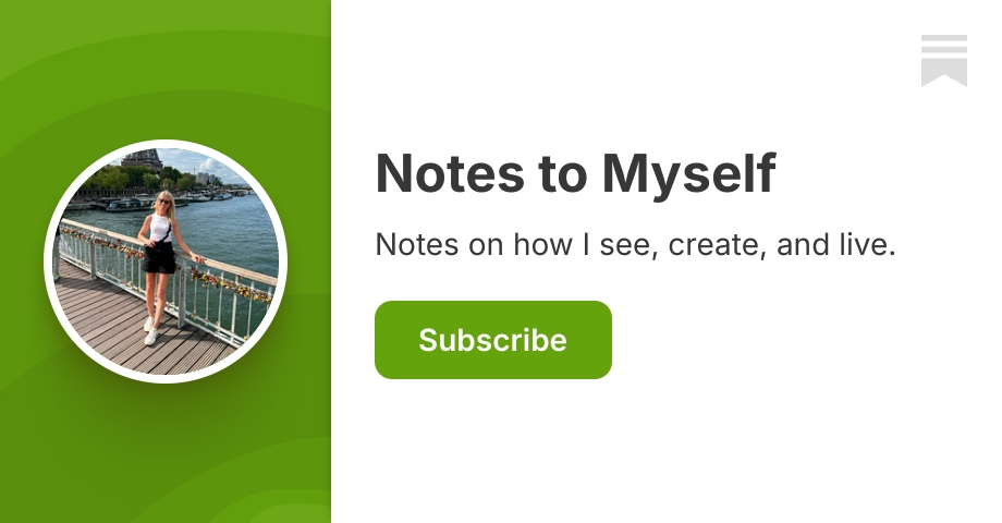 About - Notes to Myself