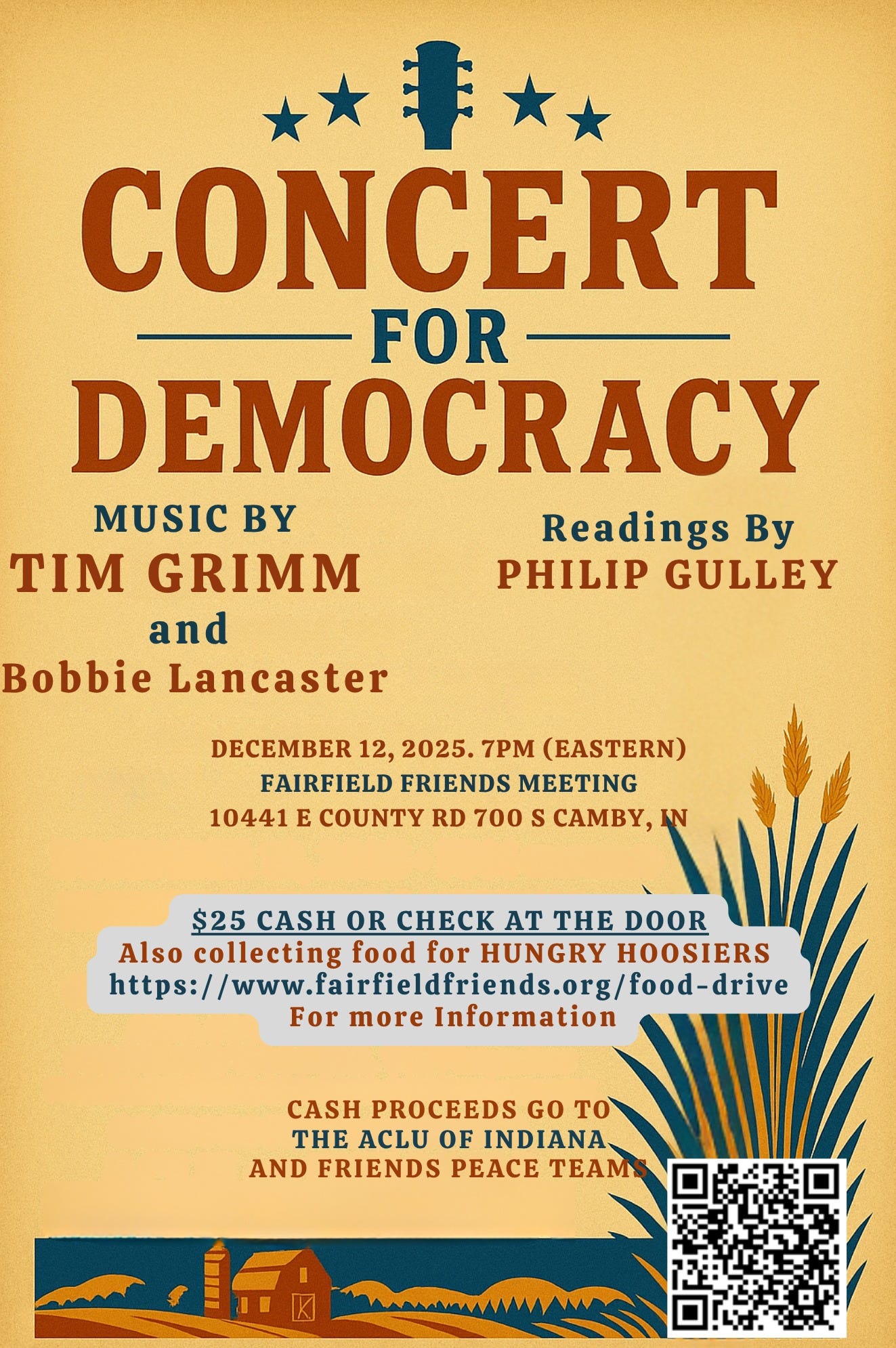 A Concert for Democracy - Plain Speech with Philip Gulley