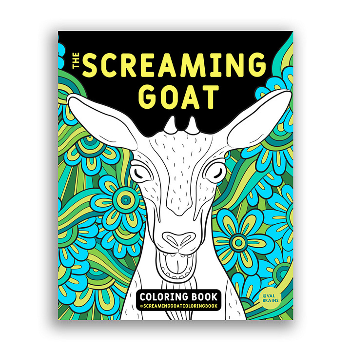 The Screaming Goat Coloring Book and Guess What? Chicken Butt! Coloring Book