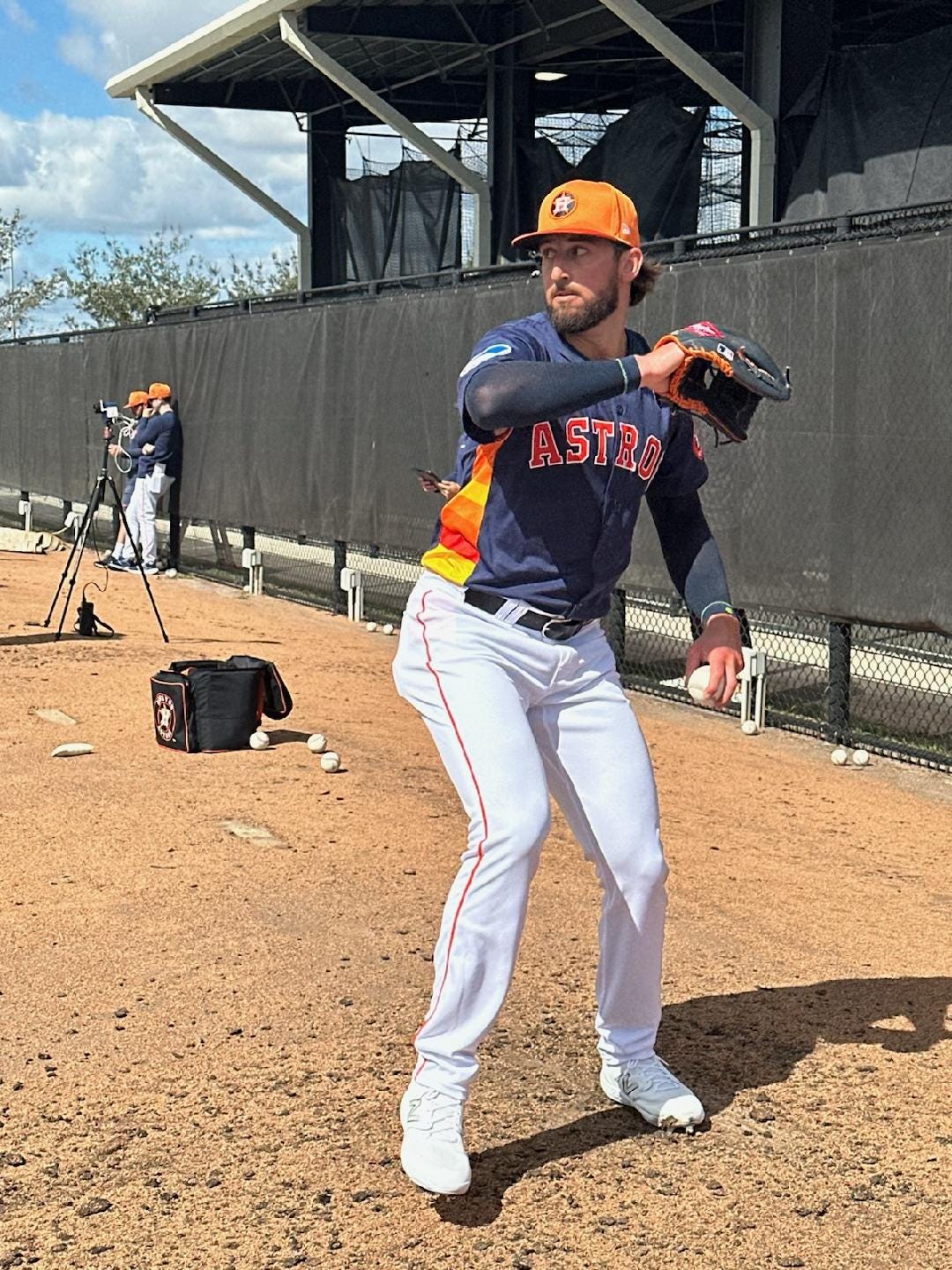 Benjamin's Bennett Sousa returns home to fight for place with Astros Benjamin's Bennett Sousa returns home to fight for place with Astros