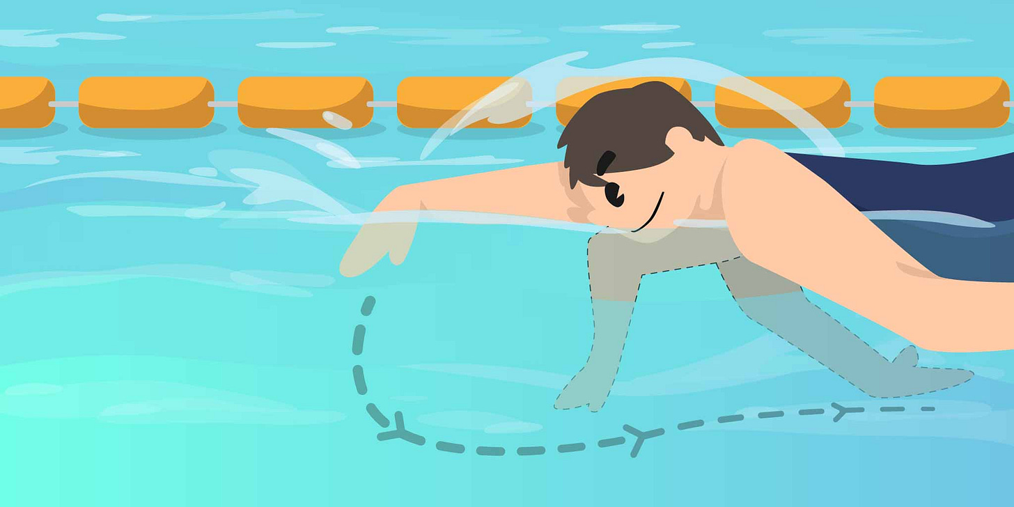 Freestyle Hand Entry Practice For Perfection. | Friendly Dolphin