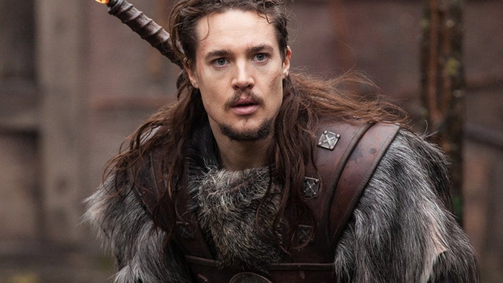 Alexander Dreymon as Uhtred on The Last Kingdom Alexander Dreymon as Uhtred on The Last Kingdom