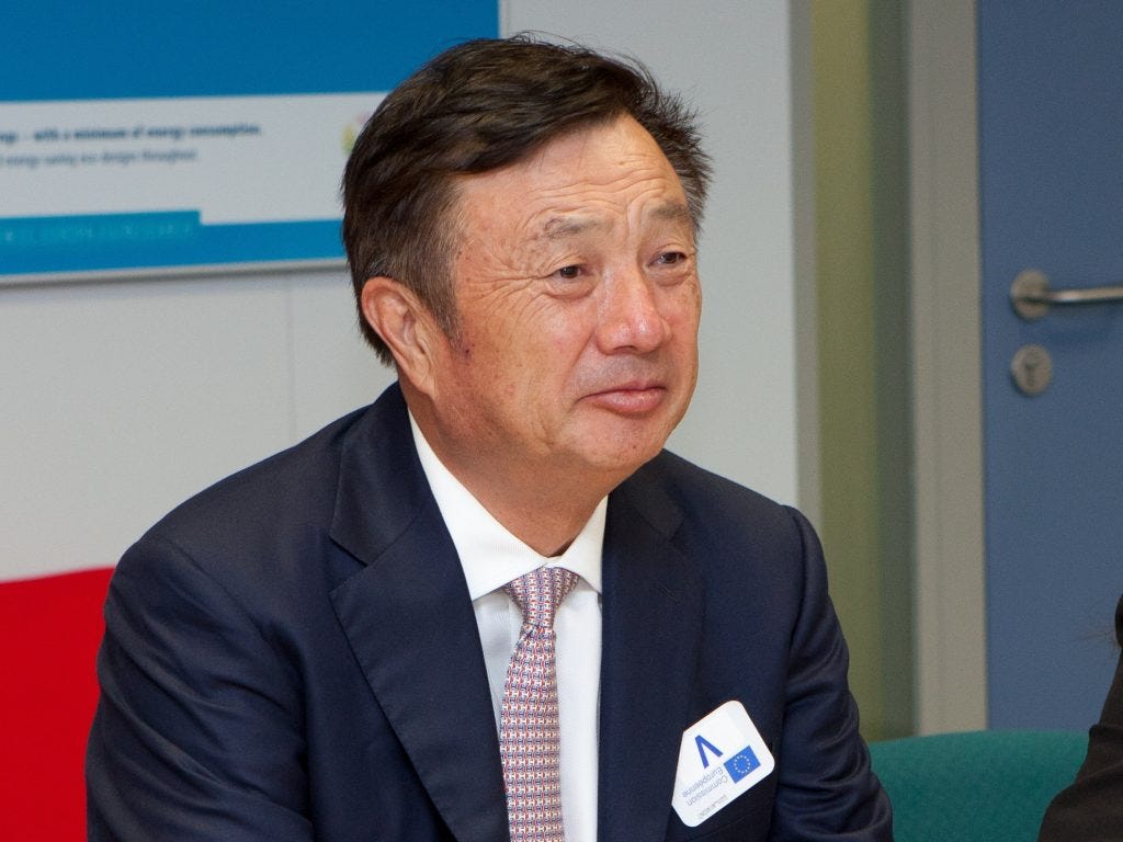 Photo of Huawei CEO Ren Zhengfei as he gives his take on AI in China and the mountain of difficulties facing his company due to geopolitical issues like the US chip export ban and sanctions.
