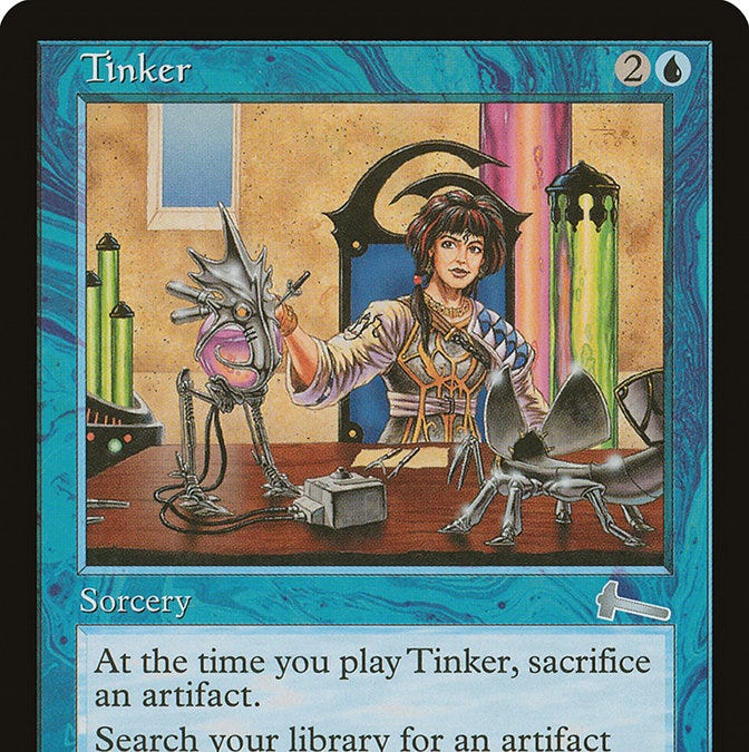 Tinker - MTG Card of the Day #4 - Paperwave by Justin Davis