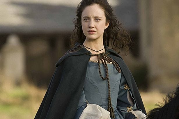 Angelica Fanshawe in The Devil's Whore Wearing a Choker Necklace | Presents  of the Past