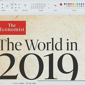 Trump Eclipse Face Economist Cover 2019 Decode