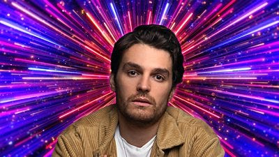 Headshot of Lawrence Robb in front of branding for Strictly Come Dancing 2026 - a background of glittering pink, purple and gold beams of light. Headshot of Lawrence Robb in front of branding for Strictly Come Dancing 2026 - a background of glittering pink, purple and gold beams of light.