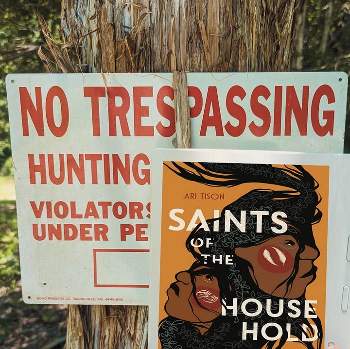 the images for andrea's instagram posts for Not An Easy Win, Legends of Lotus Island #2, We Were Once a Family, and Saints Of the Household. Full image IDs are on each instagram post.