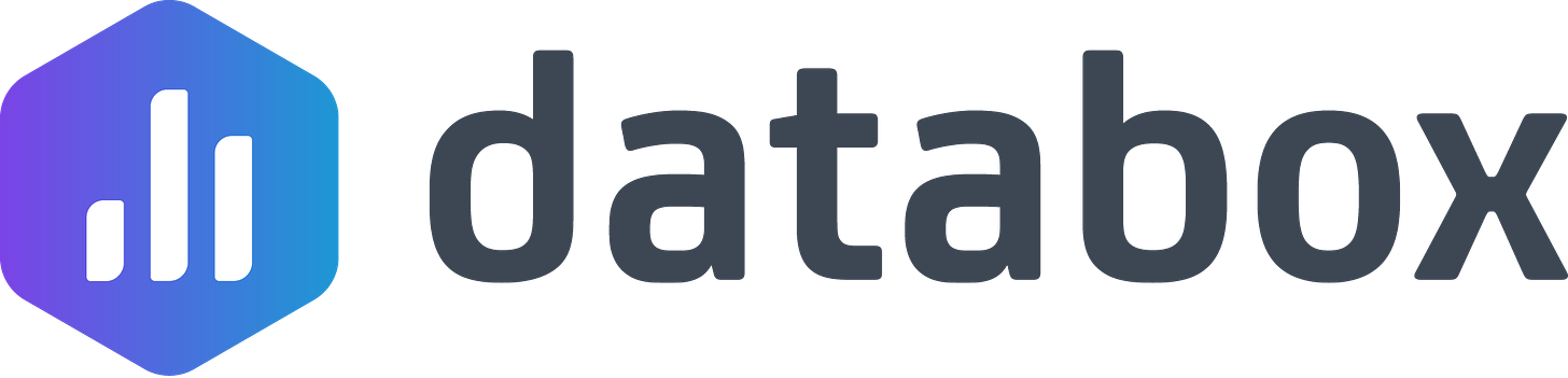Logo for Databox business analytics platform.