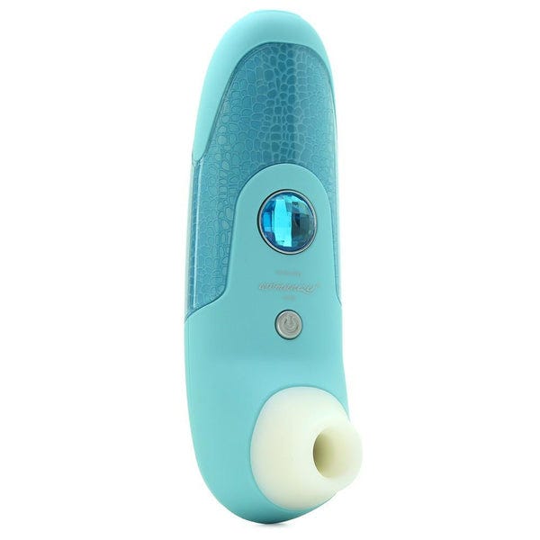 Womanizer Clitoral Stimulator in Blue/Croc – ohthatvibe