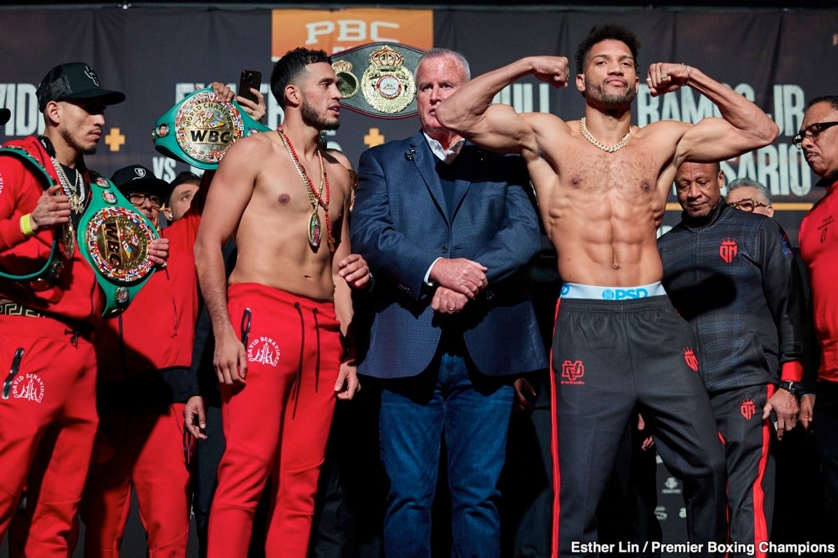 Image: Battle Of The Davids Benavidez vs Morrell