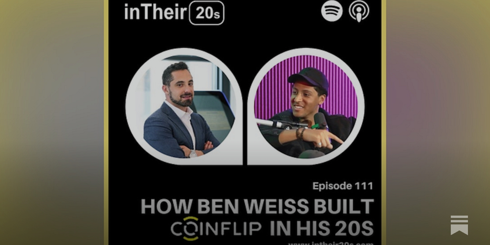 111 - How Ben Weiss Built CoinFlip in his 20s