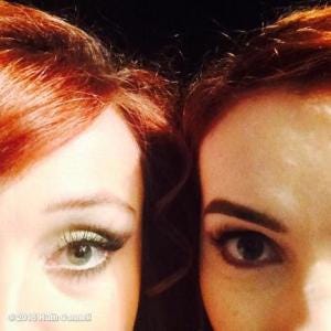 Redheads Ruth and Felicia