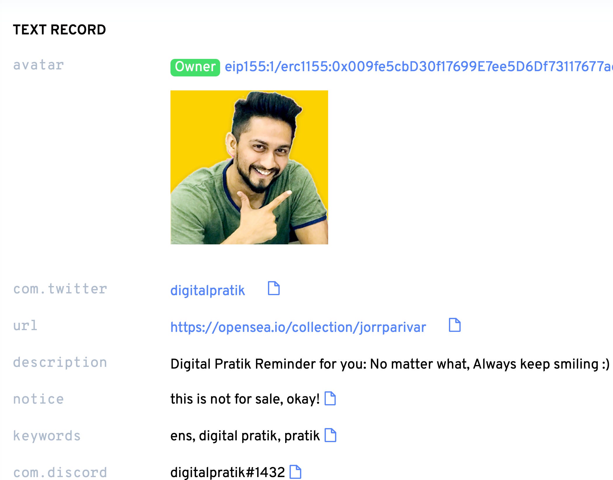 DPL 40: How to Set Custom Text Records for your ENS?