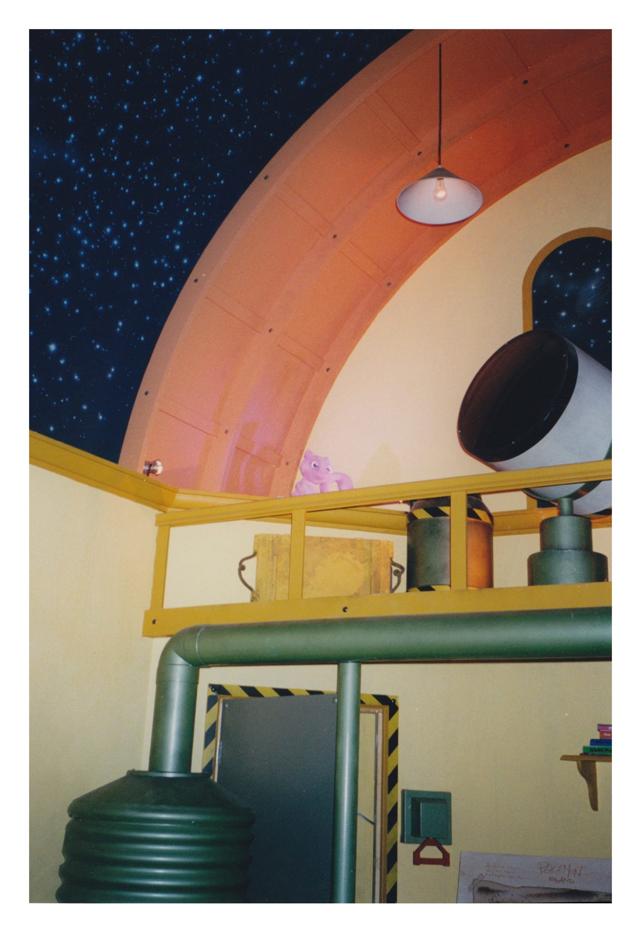 Another photograph of Mew inside Professor Oak’s lab