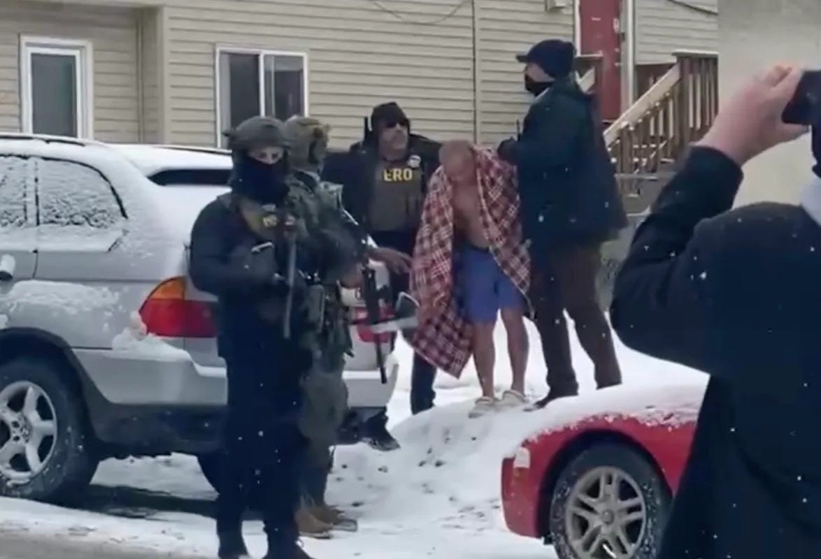 Video: ICE agents raid St. Paul home, detain elderly US citizen on frigid  Sunday