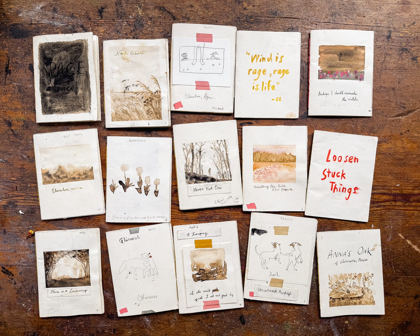 Illustrations and poetry