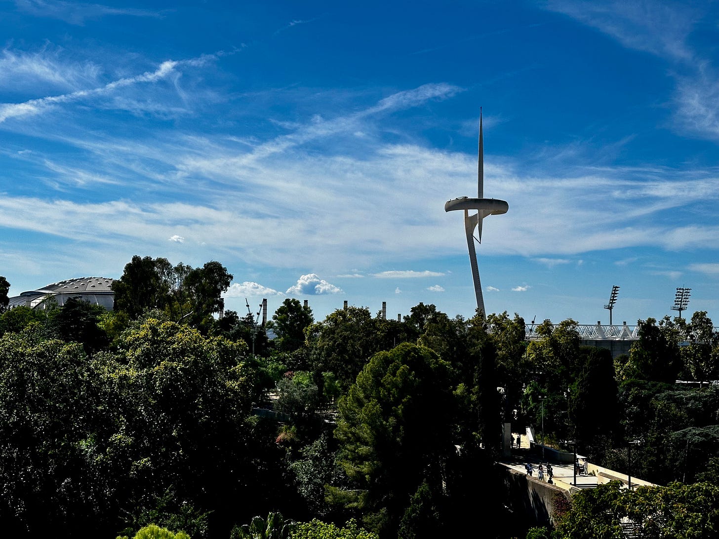 Rooftop at MNAC, Barcelona, Spain