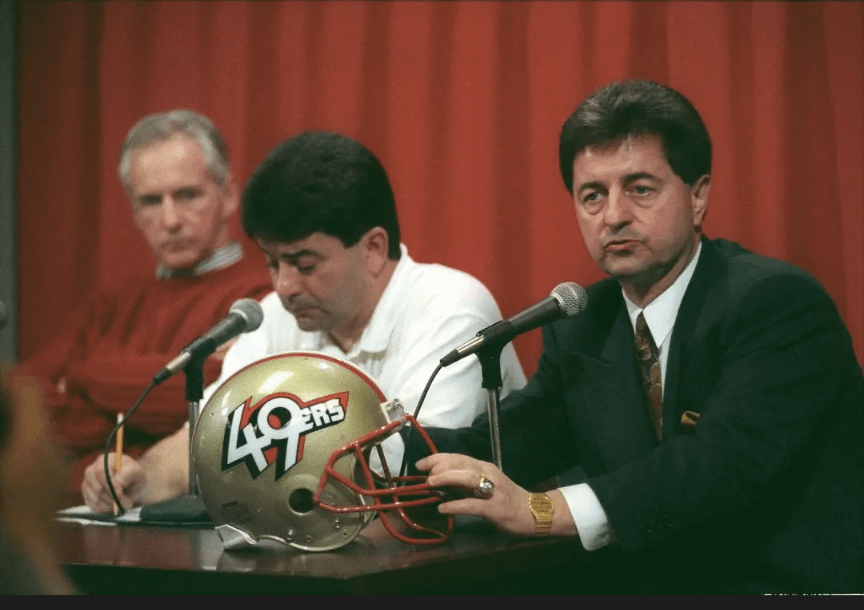 On February 13, 1991, the Niners changed their logo for one ... On February 13, 1991, the Niners changed their logo for one ...