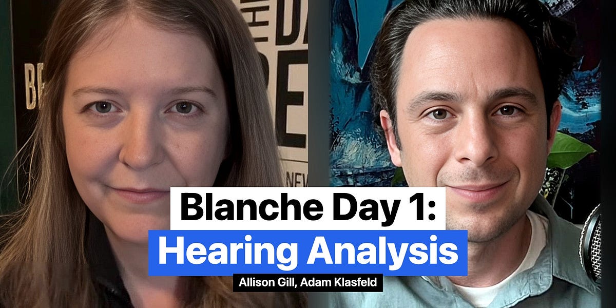 Todd Blanche at Senate Judiciary: Post-Hearing Analysis