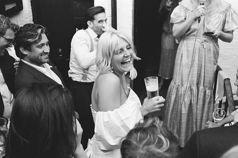 Peeple celebrating a wedding