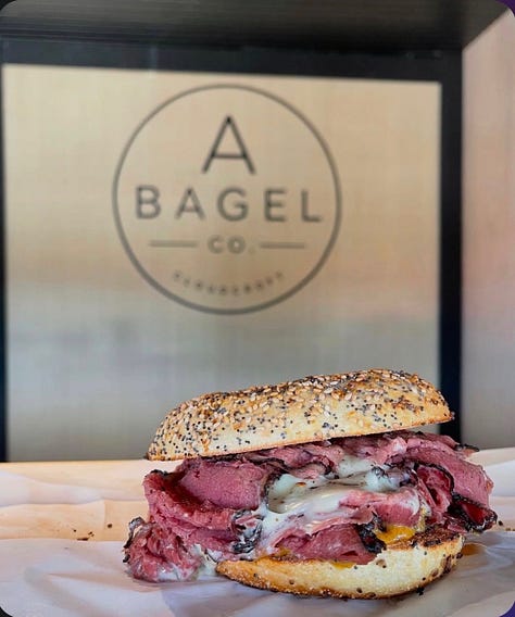 bagels, burro street shop in Cloudcroft, A Bagel Co.