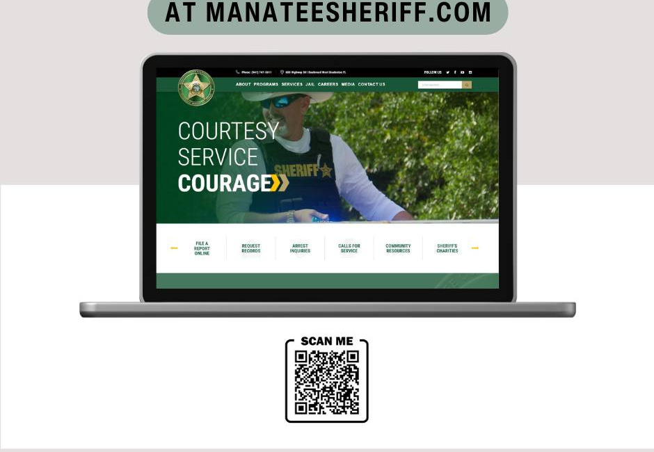 Manatee County Sheriff Launches Online Crime Reporting Portal