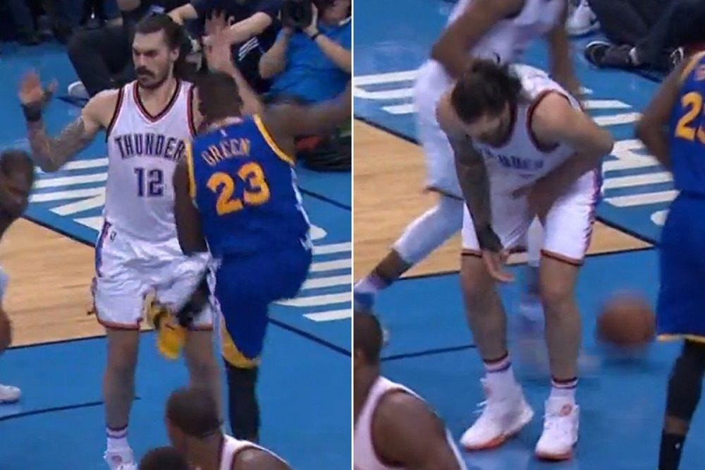 NBA keeping groins safe with 'Draymond Green Rule' this season 2016 images NBA keeping groins safe with 'Draymond Green Rule' this season 2016 images