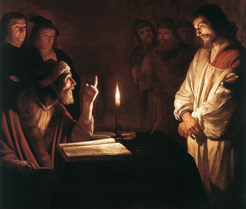 “Christ before the High Priest,” Gerrit van Honthorst (1617) 