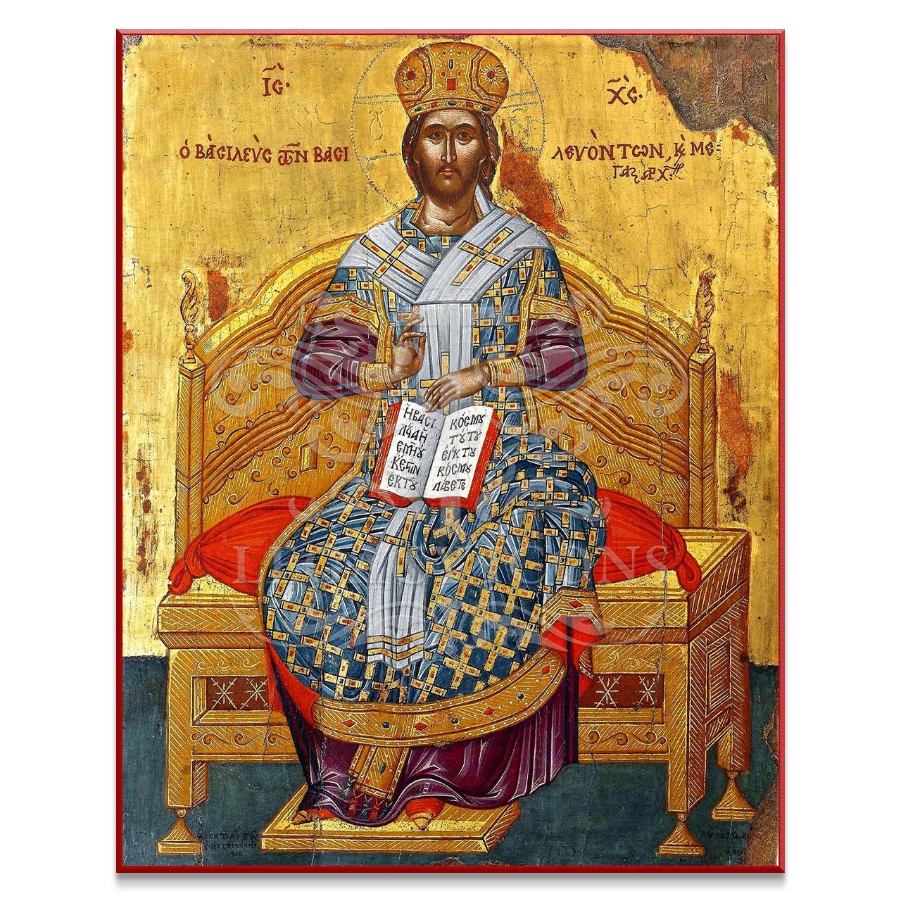 Christ Enthroned Icon - X103 - Legacy Icons