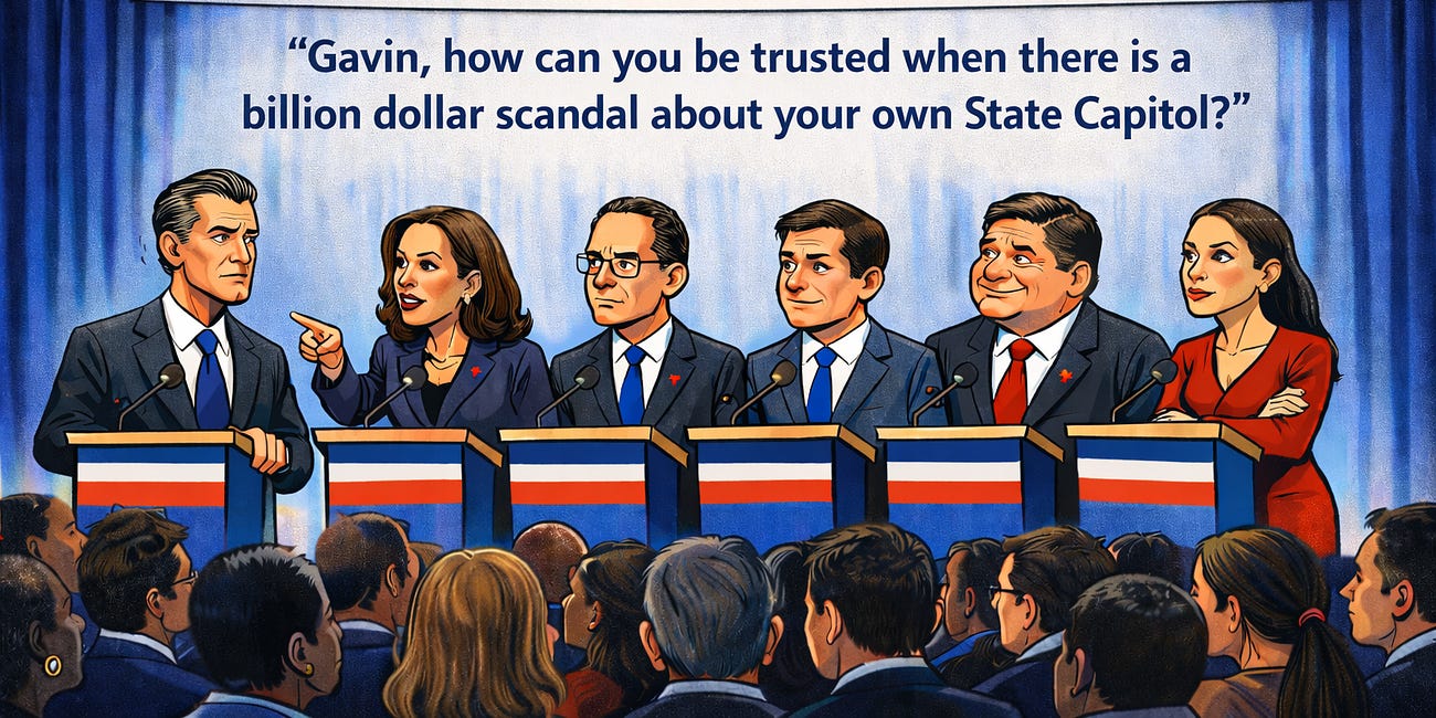 With Presidential Ambitions, Gavin Newsom’s $1.1 Billion Capitol Problem Becomes Harder to Ignore