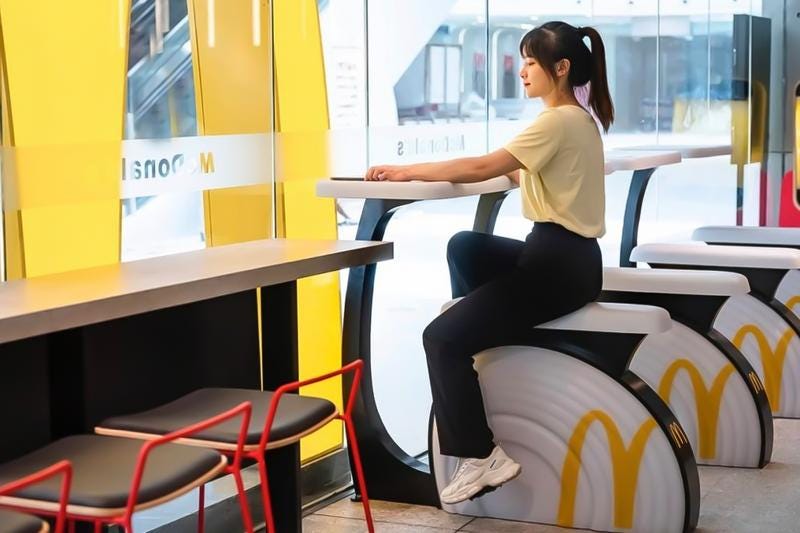 McDonald’s China Exercise Bikes TikTok Info