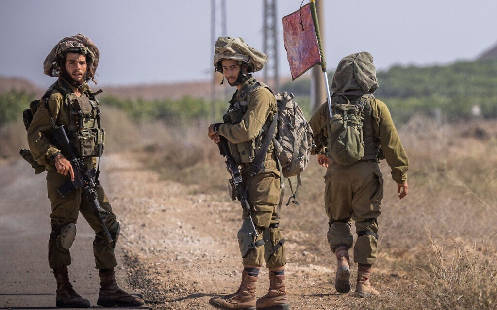 Soldiers on patrol