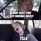 Why is Tesla stock so manic?