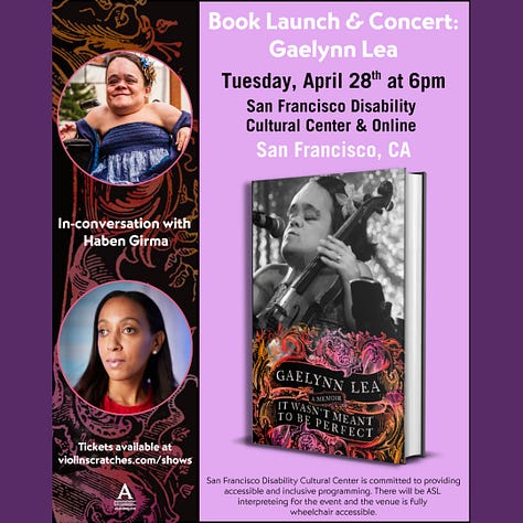 This is a collage of nine graphics -- one white one to announce the full tour and the other eight in various jewel tones to announce the individual shows. I don't want to kill you with too much alt text, so all I'll say here is each graphic features a picture of my book cover on the right hand side and small, round photos of each of the conversation partners. But each poster has the same info that's in the body of this email! I hope that is sufficiently informative! Annoyingly, Substack won't let me do ALT-text for each individual photo.