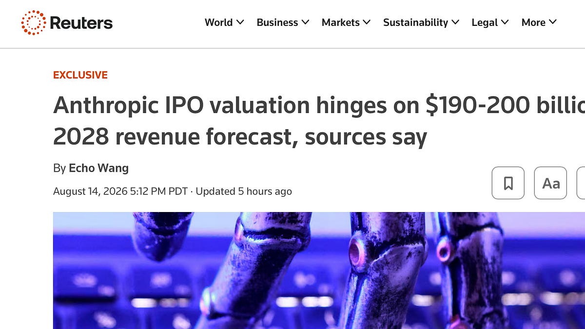 The hyping of Anthropic’s IPO