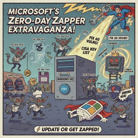 Rod's Saturday Funnies: Cyber Shenanigans from Microsoft Patches