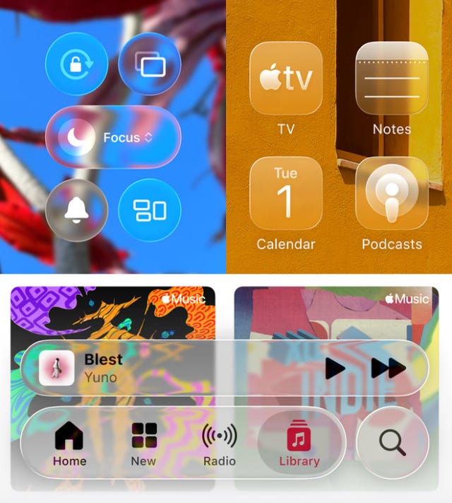 Apple's "Liquid Glass" universal design language
