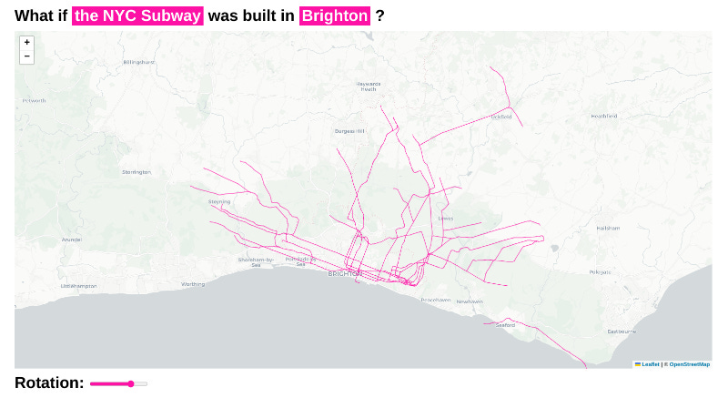 What if the NYC subway was built in Brighton? It'd extend across the south downs towards Haywards Heath, but would oddly miss Worthing What if the NYC subway was built in Brighton? It'd extend across the south downs towards Haywards Heath, but would oddly miss Worthing