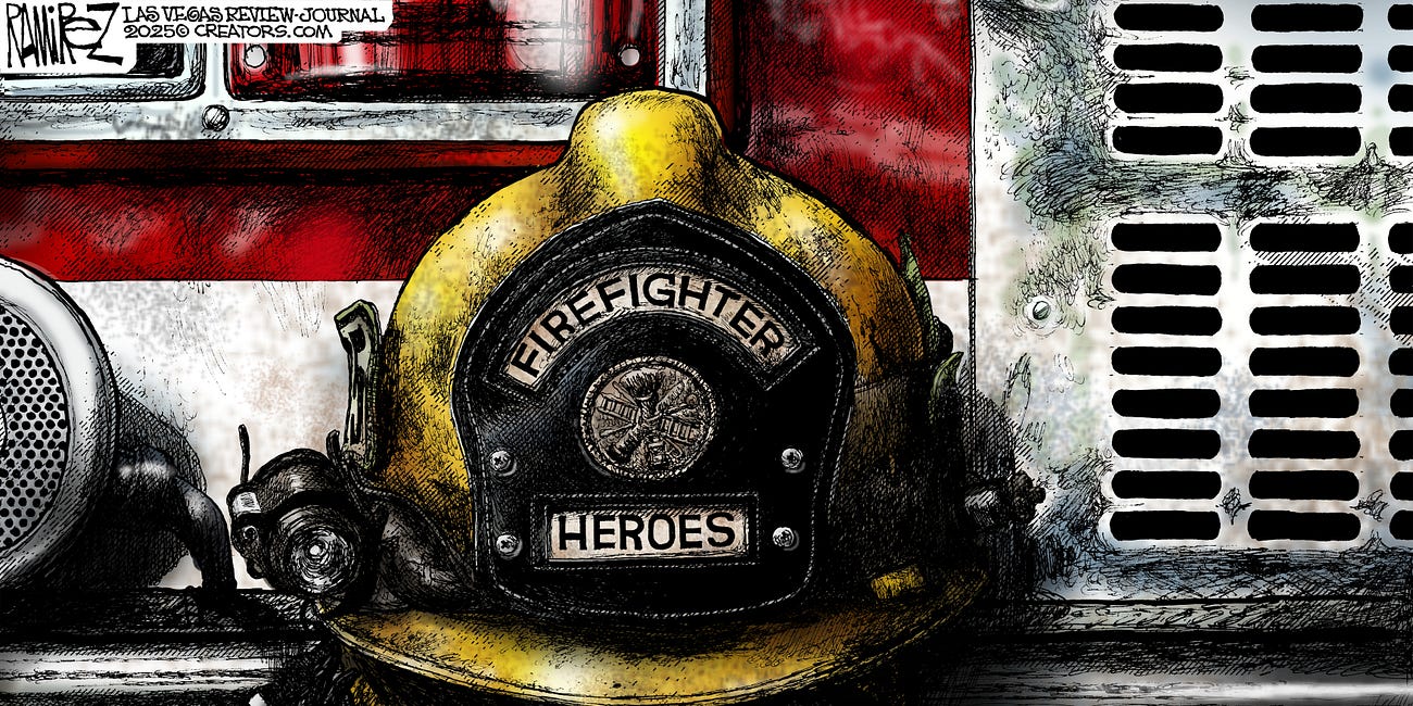 Michael Ramirez: Keep the Flame 1-13-25