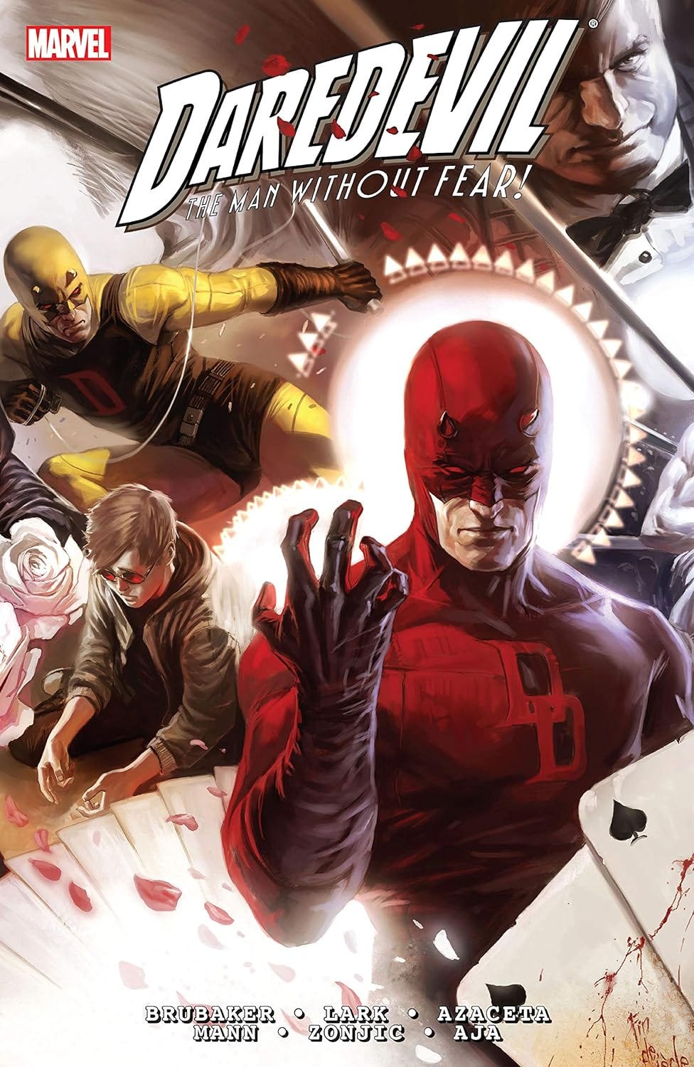 Daredevil by Ed Brubaker & Michael Lark Ultimate Collection Vol. 3 - Critically acclaimed, award-winning creators Ed Brubaker and Michael Lark conclude their explosive run! The Hand is back in New York, and Lady Bullseye is in league with them! The Kingpin has also returned, forging a surprising pact with Daredevil to target the ninja cult — but what is the former crime boss’s true plan? Plus: An old friend brings Matt Murdock the last-minute appeal of a Marvel villain sitting on death row. What will he do when confronted with a convicted bad guy who’s completely innocent? Nominated for three Eisner Awards: Best Continuing Series, Best Writer and Best Penciler-Inker Team!