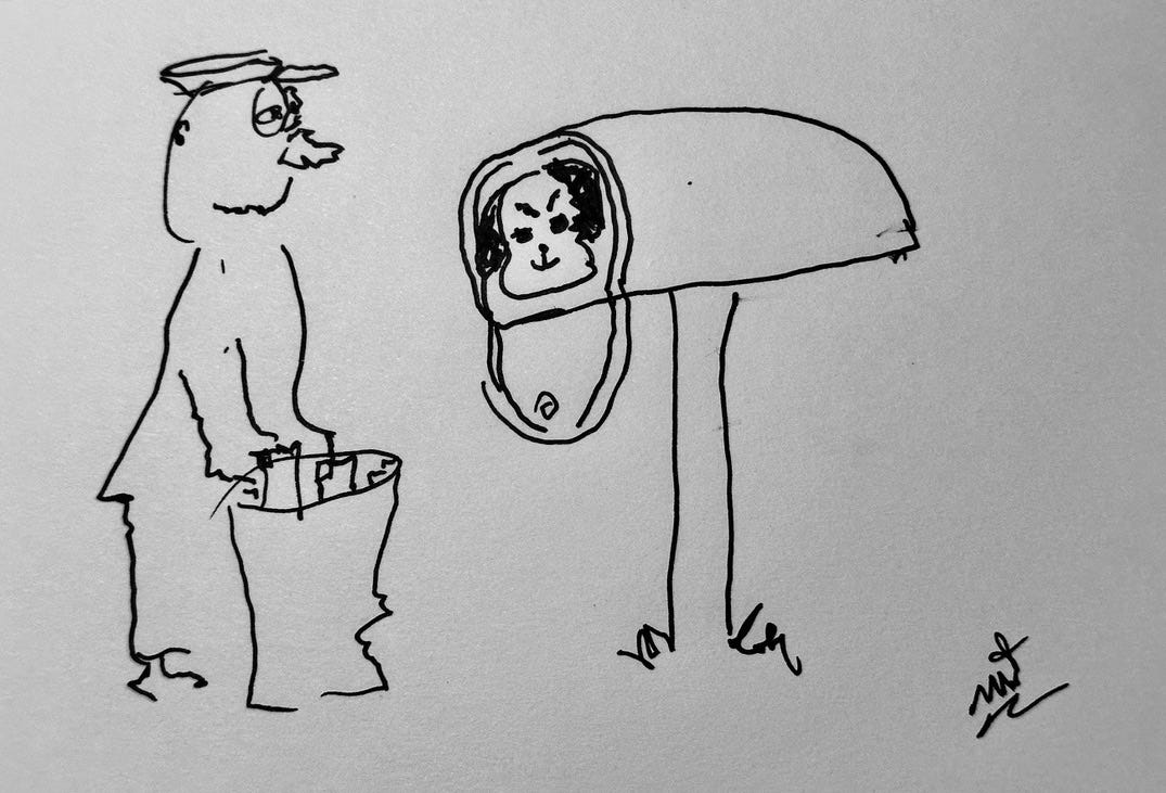 Mailman’s Best Friend. Copyrighted by Mark Tulin