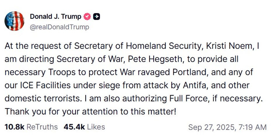 Trump says Portland is next city where he's sending troops | LiveNOW from  FOX