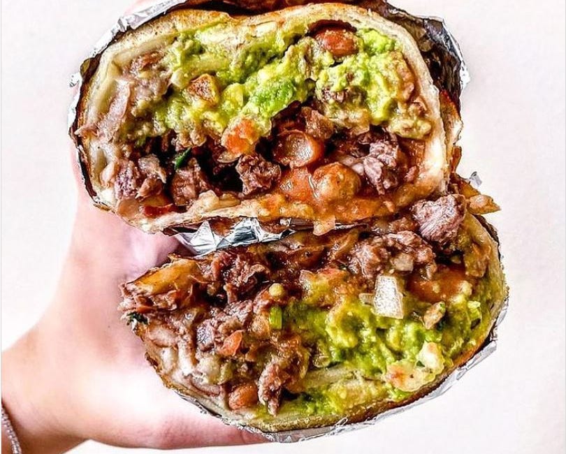 The Mission Burrito...