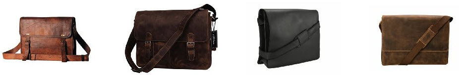 Amazon Leather Messenger Bag
