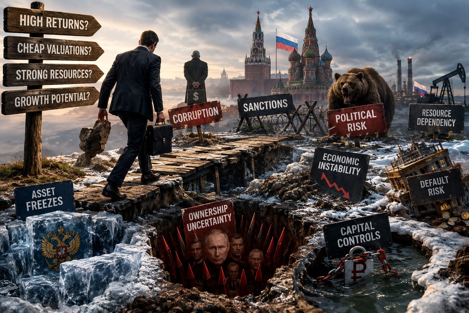 Why Russian Public Companies Make No Sense as Investments: You Can Buy In, But Can You Ever Get Out?