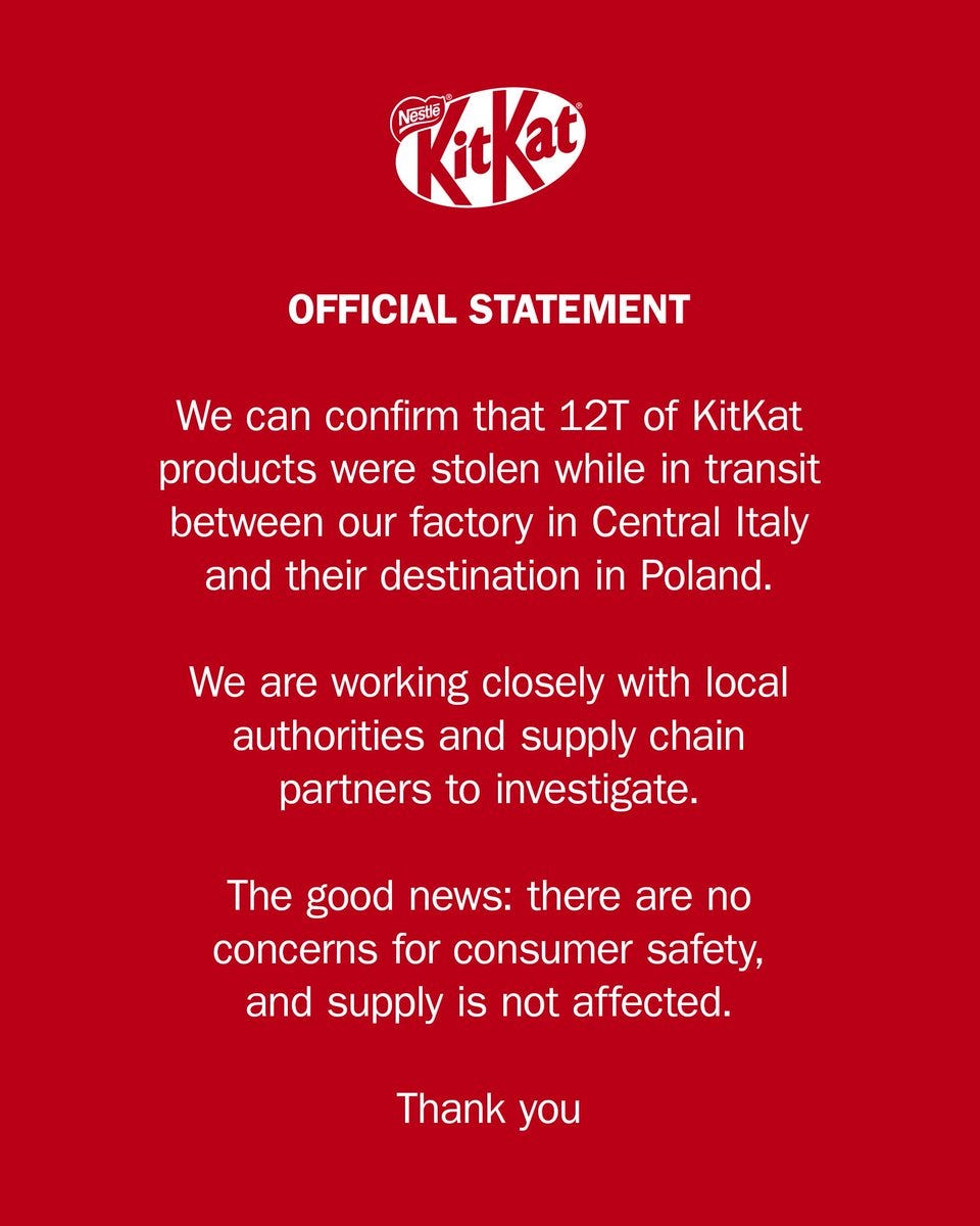 el que se robo las 12 toneladas de kit kat https://t.co/8R7oCZ2eWP