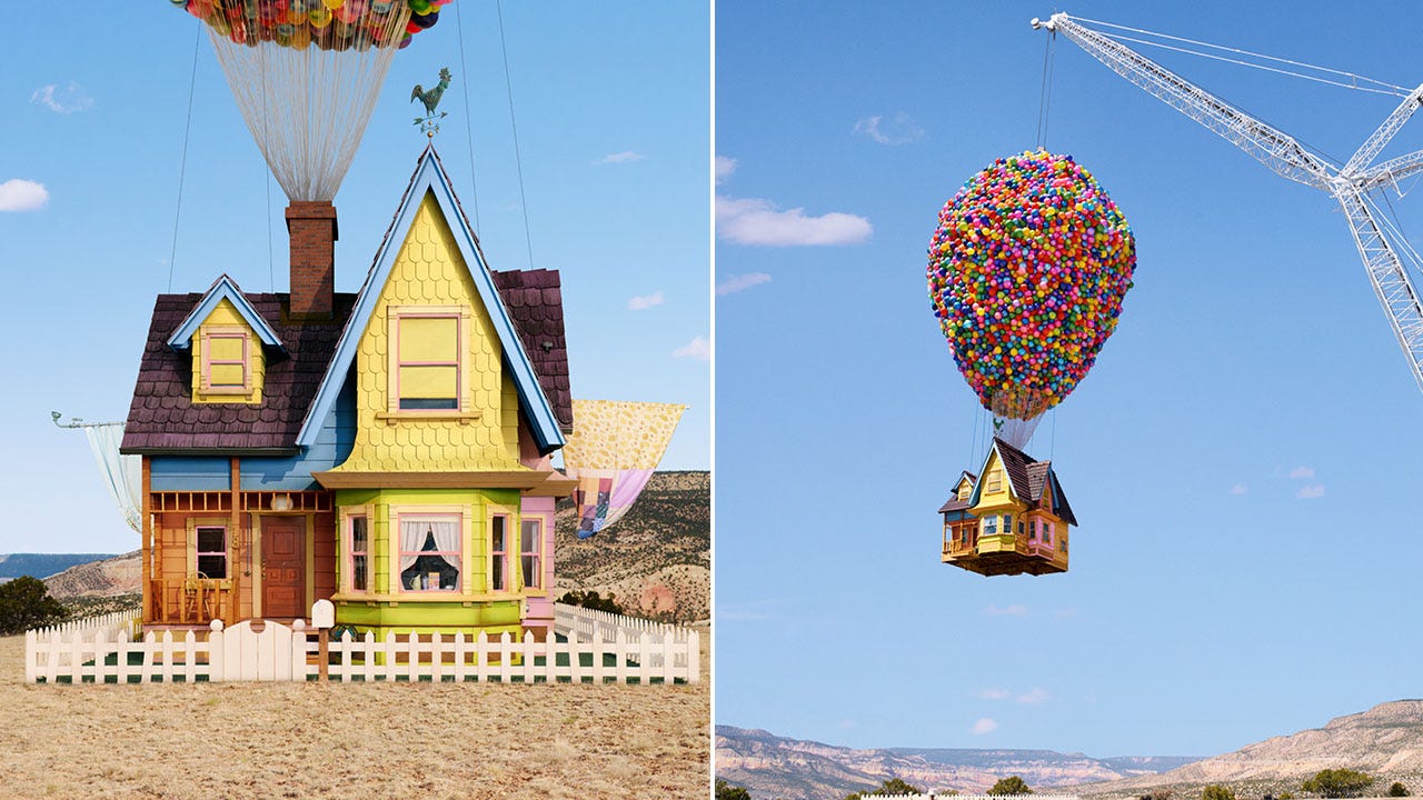 Airbnb replicates house from Disney's 'Up' that actually floats | Fox  Business