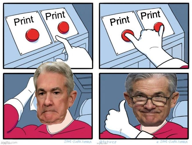 jerome powell printer Memes & GIFs - Imgflip