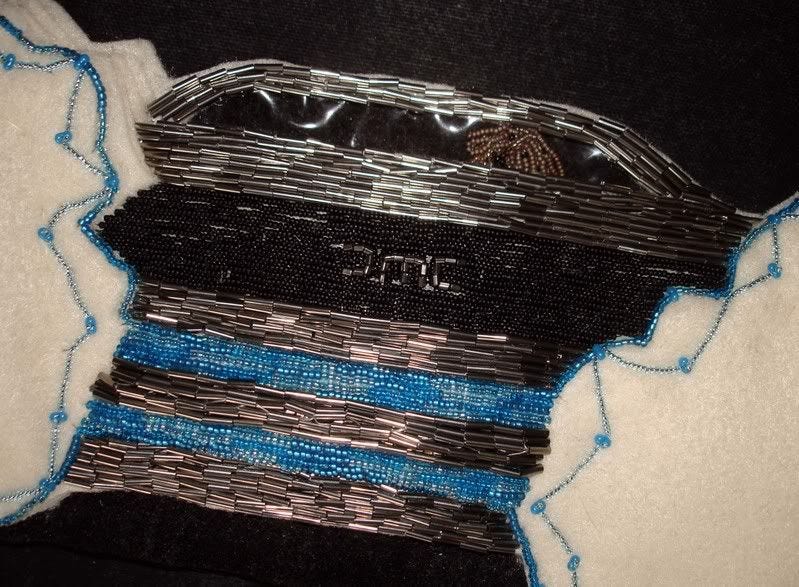 Einstein Sheepdog bead embroidery beaded dog Back to the Future time machine car DeLorean pop art Einstein Sheepdog bead embroidery beaded dog Back to the Future time machine car DeLorean pop art